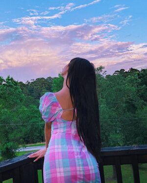 Ariel Yasmine Instagram - All alone in my tower, painting with watercolors 🧚🏼‍♀️
