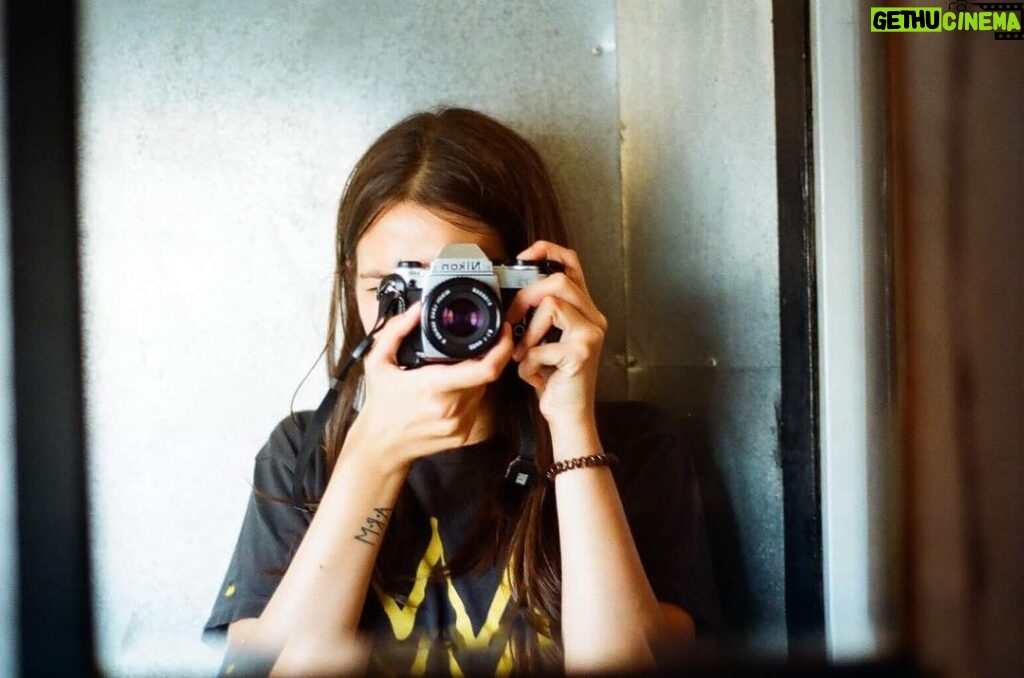 Ariel Mortman Instagram - Selfie on the Zambezi river #film #analog #nikon #africa