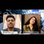 Arjumman Mughal Instagram - #arjummanmughal #at #enigmatichorizon #interviewer #shashisalwani #intervie #bollywoodactress
