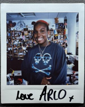 Arlo Parks Instagram - I’ve always seen my work as a conversation with the world and this year it deepened and expanded: putting out My Soft Machine and my first book/book tour with The Magic Border (thank you @lucydacus for literally one of my favourite conversations EVER) - some dreammm live moments! Selling out the Sydney Opera House and Hammersmith Apollo in my hometown, headline shows in Seoul, Osaka and Tokyo, playing my first festivals in Latin America (Brazil and Mexico)! poetry workshops and continued work with @unicef, Tiny Desk, Broken Record - all these markers and moments and lightning strikes - my heart is so full. The richness of this year has truly come through the community building, the nights spent DJing 45s with friends in Brooklyn, boxing, receiving 3am “i really love you” texts, rock climbing and filling the car with chalk, carrying drawings slipped into my books so they don’t fold, midnight pizza and feeling the words running away from me because I’m just as excitable and wide eyed as when I was 15 starting all of this - onwards, onwards, onwards!