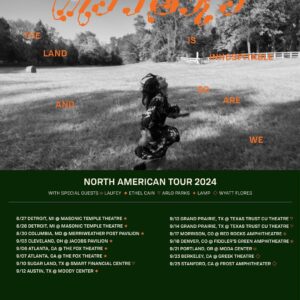 Arlo Parks Instagram - when I was 15 this record ripped through me and changed everything - it was summer, London heatwave weather, my bedroom window was wide open but it was quiet except for the wind and the cars, I pressed play and time stretched - what a dream to be SUPPORTING @mitskileaks in Texas all these years later!!! let’s cry and rage for 3 hours straight!!! Grab tickets via the link in my bio as usuallll 🐣🐣