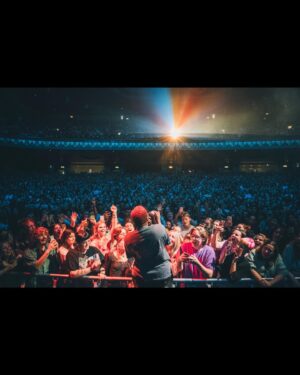 Arlo Parks Instagram - We sold out Hammersmith Apollo?!?! This venue has been a constant in my life - taking the bus past it on my way to school, meeting friends at the McDonald’s in the station opposite before getting into some teenage mischief, locking my bike outside it when I was 16 and cycling around, selling tickets to my basement gigs by hand - that venue was the biggest venue in the WORLD to me - playing it meant you MADE it - this particular full circle moment has cut me in this very special, nostalgic, deep almost painful way - it felt like arriving - thank you thank you thank you ✨
