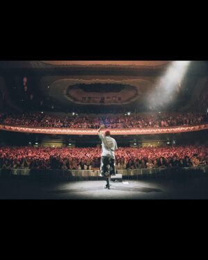 Arlo Parks Instagram - We sold out Hammersmith Apollo?!?! This venue has been a constant in my life - taking the bus past it on my way to school, meeting friends at the McDonald’s in the station opposite before getting into some teenage mischief, locking my bike outside it when I was 16 and cycling around, selling tickets to my basement gigs by hand - that venue was the biggest venue in the WORLD to me - playing it meant you MADE it - this particular full circle moment has cut me in this very special, nostalgic, deep almost painful way - it felt like arriving - thank you thank you thank you ✨