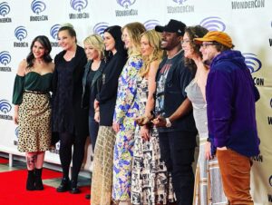 Arryn Zech Instagram - Finally getting around to posting these! Thanks so much for having us @wondercon! Go see Justice League x RWBY: Super Heroes and Huntsmen Part One beginning April 25th streaming and on Blu-ray!