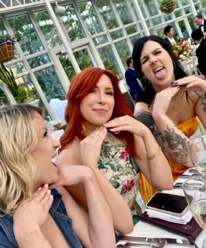 Arryn Zech Instagram - Love Magic Weekend

Was a bridesmaid for one of my most favorite persons wedding.

I cannot begin to tell you how beautiful the day was. Tanya did an INCREDIBLE job putting together such a magical day, everything perfect and pretty down to the last detail. Thank you, Abby, for having me be there with y’all on your special day and also giving me an excuse to show off this tropical fanciful dress I’d have never worn otherwise 🧡 And even though she took my bouquet to use in the flower toss, I caught it, so… I win. 

Here’s to your love and to many more years of bringing home critters and bugs💛🦆🦩🩷