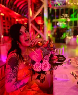 Arryn Zech Instagram - Love Magic Weekend

Was a bridesmaid for one of my most favorite persons wedding.

I cannot begin to tell you how beautiful the day was. Tanya did an INCREDIBLE job putting together such a magical day, everything perfect and pretty down to the last detail. Thank you, Abby, for having me be there with y’all on your special day and also giving me an excuse to show off this tropical fanciful dress I’d have never worn otherwise 🧡 And even though she took my bouquet to use in the flower toss, I caught it, so… I win. 

Here’s to your love and to many more years of bringing home critters and bugs💛🦆🦩🩷