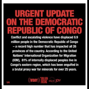 Arsema Thomas Instagram - Viewed simply as pawns in this proxy war, the women of Congo have been one the true pressure points in this conflict. Since 1996, sexual and gender violence in the Eastern DRC has been used to torture and humiliate women and girls and destroy families. Advocates on the ground estimate that over half a million women and girls have been raped since the conflict began. At the intersection of race, colonialism, and gender inequity, the Congolese women lose their humanity in the eyes of the public. And for what? For the coltan in our phones, for the oil in Virunga, for the power of land. (Mind you, DRC was the only former colony that was fully privatized by Léopold…) Please watch City of Joy and donate to this sanctuary in Bukavu in Eastern Congo (link in bio). 
#silentgenocide #vday #cityofjoycongo