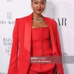 Arsema Thomas Instagram – New Level Unlocked. 
Thank you @bazaaruk for the invite and for @janellemonae for practicing what you preach and seeing me. Hip hip hooray to Musician of the Year and to all the winners!

An amazing team came together for this look, @bbpro_zarafindlay on face, @luciajosephine_ on hair (inspired by @trevor_stuurman and @dioufsarah ), @4nj0la on styling this amazing @orangecultureng look!

Stunner photos by @rachellouisebrownstudio and set design by @lyndonogbourne