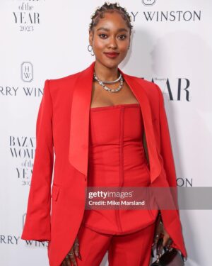 Arsema Thomas Instagram - New Level Unlocked. 
Thank you @bazaaruk for the invite and for @janellemonae for practicing what you preach and seeing me. Hip hip hooray to Musician of the Year and to all the winners!

An amazing team came together for this look, @bbpro_zarafindlay on face, @luciajosephine_ on hair (inspired by @trevor_stuurman and @dioufsarah ), @4nj0la on styling this amazing @orangecultureng look!

Stunner photos by @rachellouisebrownstudio and set design by @lyndonogbourne