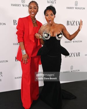 Arsema Thomas Instagram - New Level Unlocked. 
Thank you @bazaaruk for the invite and for @janellemonae for practicing what you preach and seeing me. Hip hip hooray to Musician of the Year and to all the winners!

An amazing team came together for this look, @bbpro_zarafindlay on face, @luciajosephine_ on hair (inspired by @trevor_stuurman and @dioufsarah ), @4nj0la on styling this amazing @orangecultureng look!

Stunner photos by @rachellouisebrownstudio and set design by @lyndonogbourne
