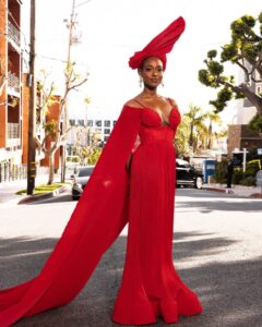 Arsema Thomas Instagram - . @wainachancy thank you for allowing us into the wonderland of your mind and the @atelierndigo for welcoming me into the fam @styledbyfern for moving the heavens to make this happen for us @kymberberry thank you for painting me not to hide my blackness but to enhance it (I love my lips now) @ashtonsdreams thank you for being the alchemist of this whole thang @essence thank you for wanting to share my voice and journey @itsjusttodd and @eltonandersonjr thank you for creating magic out of thin air of my flat @brooklynprla and @lesilla thank for shoesies! @burkinabae thank you my sister for these stellar jewelry designs @naacpimageawards and @shondaland thank you for the blank canvas for me to play on Thank you to my amazing and great little sister who supported every bit of this journey. The Before and After is very real, my friends. Swipey swipe.