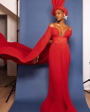 Arsema Thomas Instagram - .
@wainachancy thank you for allowing us into the wonderland of your mind and the @atelierndigo for welcoming me into the fam
@styledbyfern for moving the heavens to make this happen for us
@kymberberry thank you for painting me not to hide my blackness but to enhance it (I love my lips now)
@ashtonsdreams thank you for being the alchemist of this whole thang
@essence thank you for wanting to share my voice and journey 
@itsjusttodd and @eltonandersonjr thank you for creating magic out of thin air of my flat
@brooklynprla and @lesilla thank for shoesies!
@burkinabae thank you my sister for these stellar jewelry designs
@naacpimageawards and @shondaland thank you for the blank canvas for me to play on
Thank you to my amazing and great little sister who supported every bit of this journey. 

The Before and After is very real, my friends. Swipey swipe.