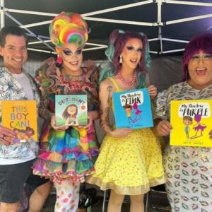 Art Simone Instagram - The Youth Muster at @chilloutfestival_daylesford was an absolute treat this year! Drag Queen Story Time was a beautiful addition to such an important event for regional pride. 🌈💚