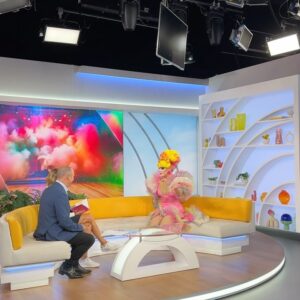 Art Simone Instagram - Had a fab time on the @morningshowon7 chatting all things Life Is Art! My debut book starts shipping next week, exclusive to @booktopiabooks 💚