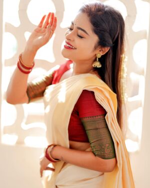Arunima Sudhakar Instagram - Pic @prismatic_photography_7 
Saree @shansika1
