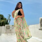 Arunima Sudhakar Instagram – Unna mattum pudikidhe edhanaaala ❤️🕊️
Ready to wear saree from @house_of_shrisha