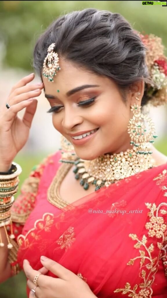 Arunima Sudhakar Instagram - Gorgeous Arunima..❤️✨ Mua @nita_makeup_artist In farm @arunima_sudhakar_ Lashes @vahmaya.in Jewellery @chennai_jazz . . . For bridal bookings call..9962303586 #bridalmakeup #bridalmakeupartist #bridalmakeupandhair #bridalmakeuplook #weddinglook #jazzcollection #vahmayabrushes #bridaljewellery #southindianweddings #southindianbridelook #southindianbrides #southindiansarees #receptionlook❤ #receptionmakeover #bridesofinstagrams #reelsvideo #reelsinstagram #reelsviral #reelsvideo #reelsviral #reelslovers❤️🤞🏻
