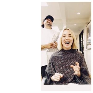 Ashleigh Brewer Instagram - Bens face when he saw the mullet I tried to cut myself..