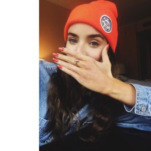 Ashleigh Brewer Instagram - ...when your nails and beanie match your tan