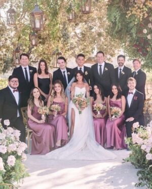 Ashley Newbrough Instagram - “I love you to the moon and back but only Wells can take you to Pluto…” 🥹😭💀 I’m still recovering from the father of the bride’s speech! 
My beautiful girl, I love you so much, it was an honor to be by your side as you married your soul mate. You were radiant EVERY step of the way.
The love the two of you have for each other and everyone present was obvious in every detail and so beautifully celebrated. Truly the wedding of the century. WHAT A PARTY! WELLS DONE! Okay I’m done 🍾🤍
