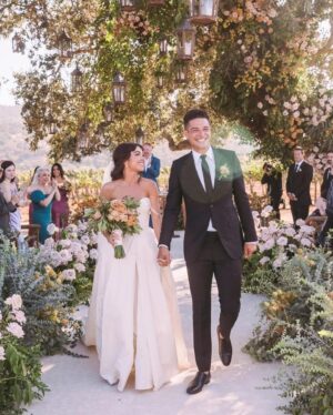 Ashley Newbrough Instagram - “I love you to the moon and back but only Wells can take you to Pluto…” 🥹😭💀 I’m still recovering from the father of the bride’s speech! 
My beautiful girl, I love you so much, it was an honor to be by your side as you married your soul mate. You were radiant EVERY step of the way.
The love the two of you have for each other and everyone present was obvious in every detail and so beautifully celebrated. Truly the wedding of the century. WHAT A PARTY! WELLS DONE! Okay I’m done 🍾🤍