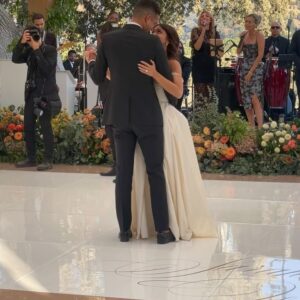 Ashley Newbrough Instagram - “I love you to the moon and back but only Wells can take you to Pluto…” 🥹😭💀 I’m still recovering from the father of the bride’s speech! 
My beautiful girl, I love you so much, it was an honor to be by your side as you married your soul mate. You were radiant EVERY step of the way.
The love the two of you have for each other and everyone present was obvious in every detail and so beautifully celebrated. Truly the wedding of the century. WHAT A PARTY! WELLS DONE! Okay I’m done 🍾🤍