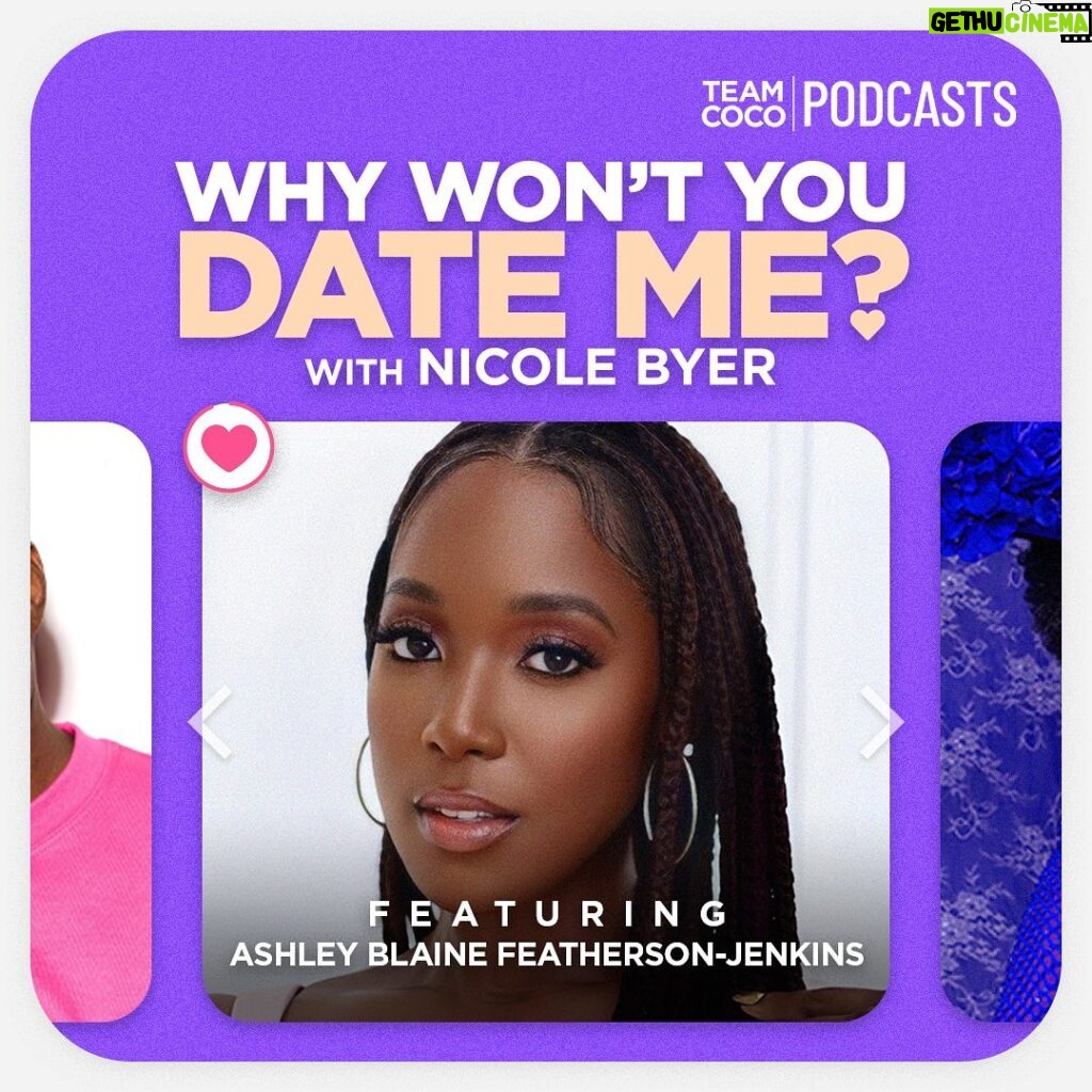 Ashley Blaine Featherson Instagram - Today on #WWYDM actress Ashley Blaine Featherson-Jenkins joins Nicole to discuss her perfect engagement story, getting over the nerves to say "I love you", and learning how to enjoy the beauty of being single. Listen at the link in bio.