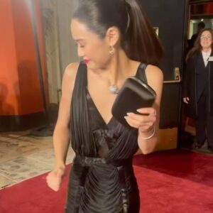 Ashley Liao Instagram - from my heart to yours 🕊️🐍 
the ballad of songbirds and snakes is in theaters NOVEMBER 17th! #TheBalladOfSongbirdsAndSnakes #TheHungerGames #ClemensiaDovecote 

hair: @mashyourhair 
makeup: @fabiolamakeup 
styling: @brianmeller 
tailoring: @travisaddams 
dress: @ysl 
earrings & bracelets: @grazielagems 
rings: @efcollection 
shoes: @louboutinworld 

and because you know i love to write a sappy caption: 

in 5th grade we gave an auditorium room style presentation about ourselves. one of the questions we had to answer was what we wanted to be when we grew up. in-front of my classmates and their parents i said that i wanted to be an actress. a few people laughed at such a far fetched dream—my mom shrugged her shoulders and knew this was all a part of something bigger. 

last night, i looked around at the lights and decorations and realized my dreams of having career as an asian american actress is my current reality. i wouldn’t be here without the sacrifice of my friends and family. it takes a village and a damn big one at that. i’m nervous and excited and optimistically cautious. there apparently isn’t a “how to cope with the anxiety of your dreams coming true at 22 for dummies” but i think my friends and team could write one.  i’m so honoured, this moment does not escape me for a second. see you on the 17th❤️
