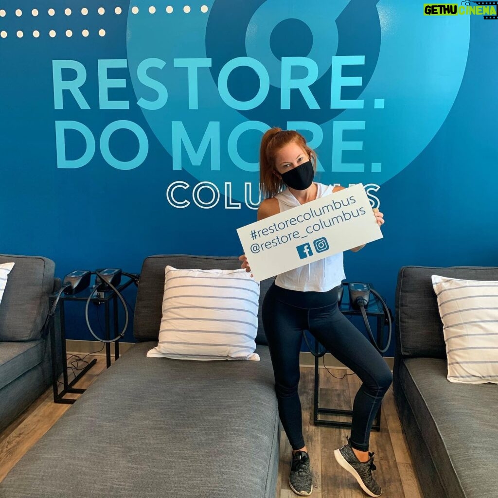 Ashley Lomberger Instagram - I had such a wonderful experience today at @restore_columbus!! Can’t wait to share my cryotherapy video with all of you tomorrow!! If you’re in or near the Columbus area, go visit them. Tell them I sent you by using code RAYNE15 for a discount!! 🥶