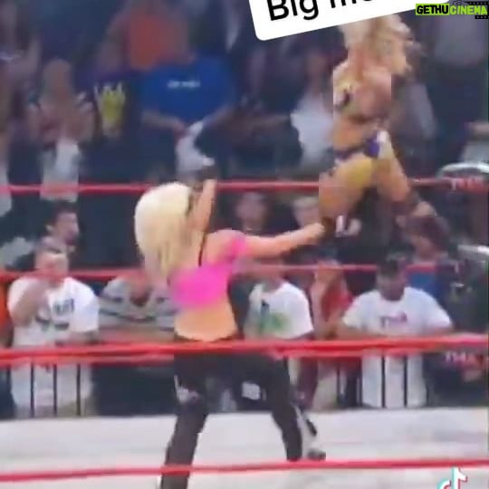 Ashley Lomberger Instagram - Today's flashback rivalry: TAYLOR WILDE VS. MADISON RAYNE. Check out Madison's interview on the Wilde On podcast: Season 1, Ep.5, available on Spotify and Apple, and catch our entire fight on Impact Wrestling's YouTube channel! @MadisonRayne @Impactwrestling #bighead #blondie