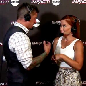 Ashley Lomberger Instagram - We are really invested in what’s happening every week on @impactwrestling
 
He’s also dreamy and I like to look at him 😏
 
#impactwrestling #IMPACTonAXSTV #MadisonRayne #JoshMathews #televisionhost #broadcastteam #announcer #amazoninfluencer #lovingtan #tarte #ardelllashes