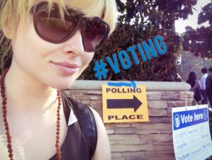 Ashley Rickards Instagram - I'm out voting -- you should be too 🇺🇸