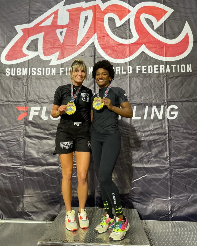 Ashley Yoder Instagram - @angieoverkill went from fighting each other at the highest level to coaching each other to ADCC OPEN Gold medals…what a blast! Grateful for ya🥇🥇🤩