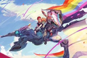 Ashly Burch Instagram - Happy pride! 🌈 Art by Felipe Magaña