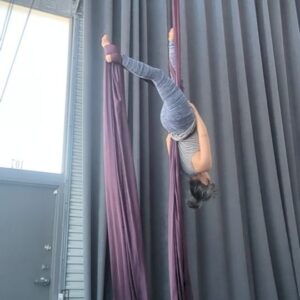 Ashly Burch Instagram - I got a new hobby thanks to the suggestion of @fwong and the encouragement of @slayerica. I'm still verrrrry new to aerial but I goddamn love it. Also I fell shortly after this video 😅