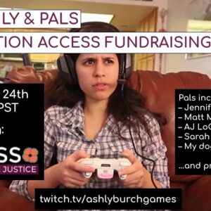 Ashly Burch Instagram - Hiii as this poorly made flyer suggests, I'm hosting a stream on the 24th of September to support Access Reproductive Justice! I'll be streaming from 12-5pm PST with some of yer favs! Come hang out and support a good cause.