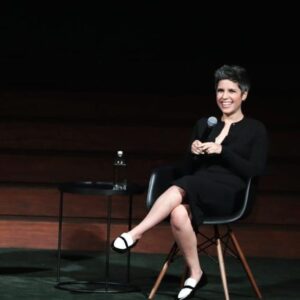 Ashly Burch Instagram - For your consideration 💃🏻

gorgeous dress: @reformation 
badass shoes: @reyrey_official
awesome jewelery: @getwashedashore 
amazing sustainable stylist: @lucywarrenstyle 
hair goddess: @hair_by_abbyroll 
makeup wizard: @misscherrymakeup