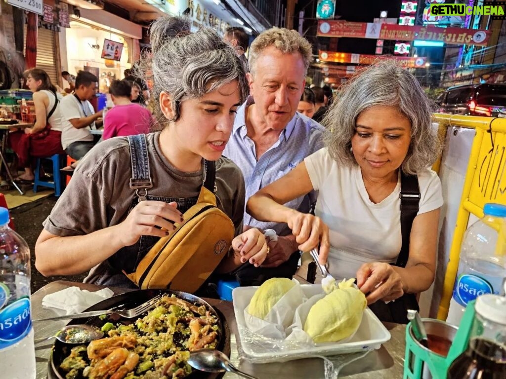 Ashly Burch Instagram - Happy AAPI month! This is me in Thailand with my mother about to eat and enjoy durian for the first time which is empirically the most Asian thing I've ever done