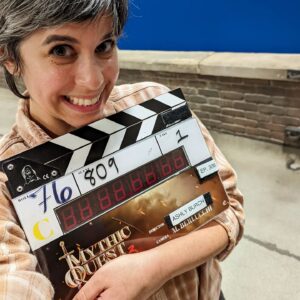 Ashly Burch Instagram - I directed an episode of @mythicquest!! Thank you to the EPs for trusting me and to our incredible cast and crew for supporting me ❤️❤️❤️