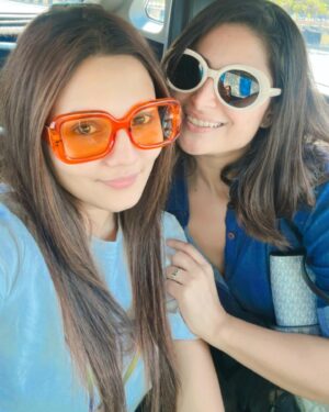 Ashna Kishore Instagram - Some bonds are Irreplaceable! 💗🧿✨#BestFriends #Sisters #AshnaKishore #AishwaryaSharma #love