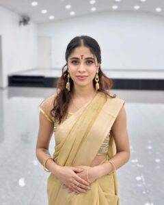 Ashvini Jegathesan Instagram - “Pure joy in every pleat. #SareeBliss 💖😊”