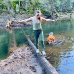 Aspen Ladd Instagram - Let’s answer all of the most common questions I’ll get when sharing an adventure like this … 1. YES , the fishing is great here 🎣 2. That’s my sister and brother 3. The back scars are from a cage fight ⛓️🤼‍♀️ 4. It was 13 miles 5. No I’m not worried about bears 🐻….yet 😂 6. This is a top secret location ….hint I grew up here