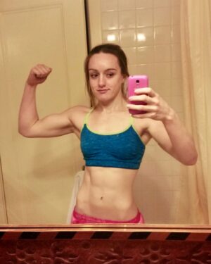 Aspen Ladd Instagram - Here’s a serious throwback. This was right before weighing in at 125 pounds for my first pro fight just before turning 20😬 #tbt