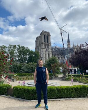 Aspen Ladd Instagram - Images of today’s running tour of #paris with @shealorladd ( 9 miles) 🇫🇷🙂 plus all kinds of neat artisanal flea markets and random gargoyles