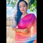Asritha P Instagram - Saree @srisaicollections9 Blouse @abarnasundarramanclothing Mua @ash_makeupempire . #asrithasreedasofficial #vijaytelevision #actress #model #saree #traditional #collaboration