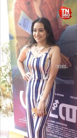 Asritha P Instagram - Partner trailer launch 
.
#asrithasreedas #vijaytelevision #celebrity #trailer #launch #partner #movie