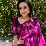 Asritha P Instagram - Saree @srisaicollections9 Blouse @abarnasundarramanclothing Mua @ash_makeupempire . #asrithasreedasofficial #vijaytelevision #actress #model #saree #traditional #collaboration