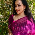 Asritha P Instagram - Saree @srisaicollections9 Blouse @abarnasundarramanclothing Mua @ash_makeupempire . #asrithasreedasofficial #vijaytelevision #actress #model #saree #traditional #collaboration