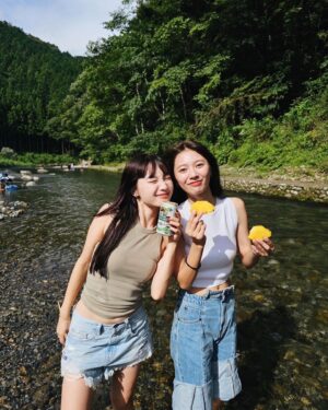 Asuka Kawazu Instagram - 同じ事務所のかわいこちゃん🐟