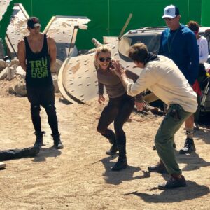 Athena Perample Instagram - First day of shooting previs, I thought to myself “Wow, these are some of the most elite people I have ever worked for.” I’ve worked hard and am so lucky to have found a job I absolutely love.

#armyofthedead in theaters now and on @netflix Friday. 

Hope you enjoy watching as much as I enjoyed playing on set everyday with an incredible crew. Thank you Damon Caro, @waynedalglish #Zacksnyder #Debbiesnyder for the opportunity. Big shoutout to @2to1_rigging_inc for keeping us safe always. Everyone brought their best everyday so I could bring mine. 🙏🏼
#alphazombiequeen #damoncaro #richcetrone 

Thank you @garretdillahunt for capturing these 📷